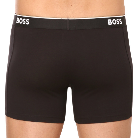 3PACK Boxershorts för herrar BOSS svart (50475282 001)