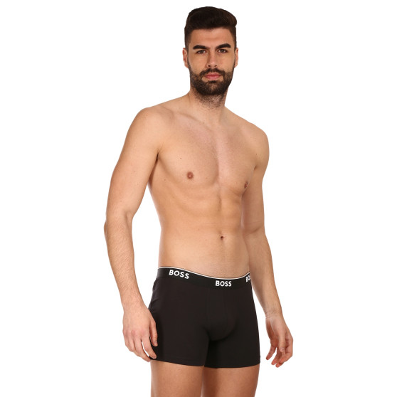 3PACK Boxershorts för herrar BOSS svart (50475282 001)