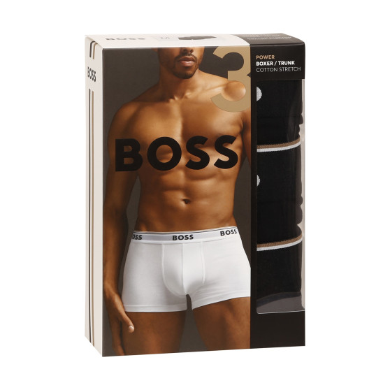 3PACK Boxershorts för herrar BOSS svart (50475274 001)