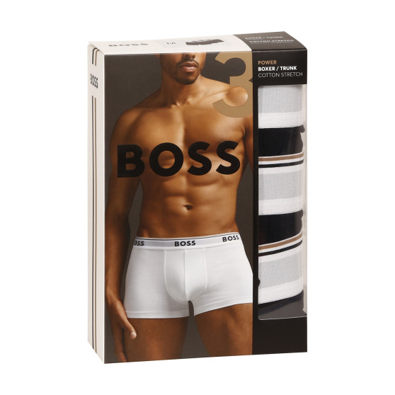 3PACK Boxershorts för herrar BOSS svart (50475274 994)