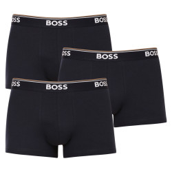 3PACK Boxershorts för herrar BOSS mörkblå (50475274 480)