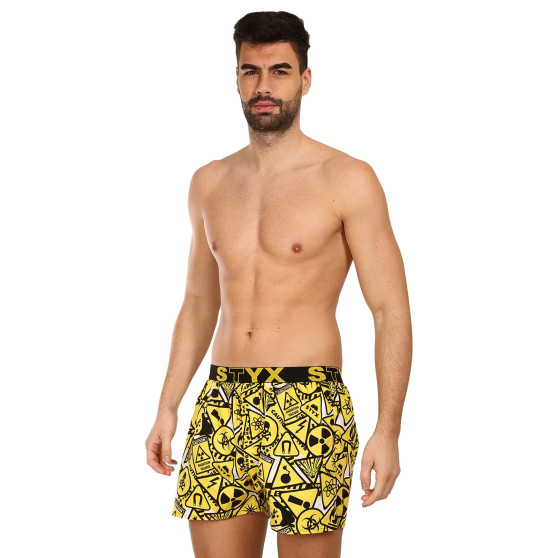 3PACK Boxershorts för herrar Styx art sports gummi flerfärgad (3B11290)