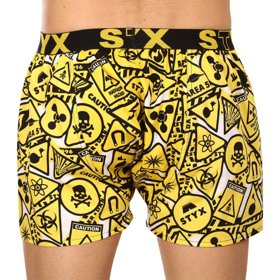 3PACK Boxershorts för herrar Styx art sports gummi flerfärgad (3B11290)