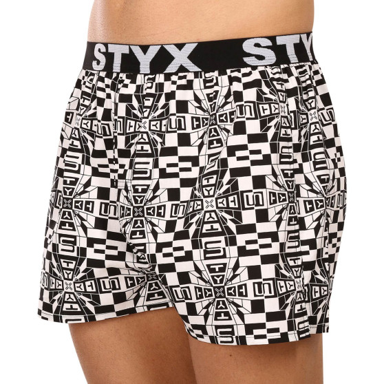 10PACK Boxershorts för herrar Styx art sports gummi flerfärgad (10B131527941508)