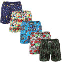 5PACK Boxershorts för herrar Styx premium art classic gummi (5AP9542879)