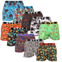 10PACK Boxershorts för herrar Styx art sports gummi flerfärgad (10B131527941508)