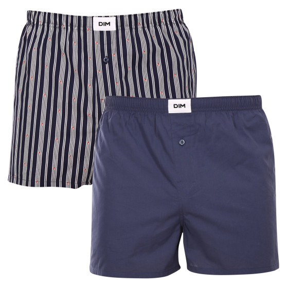 2PACKBoxershorts för herrar DIM flerfärgad (DI000ARM-9UQ)