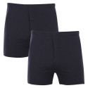 2PACK Boxershorts för herrar Molvy mörkblå (MP-1064/B-BBU)