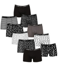 10PACK Boxershorts för herrar Lee Cooper multicolour (LCUBOX10P08-1951590)