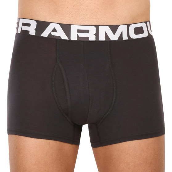 3PACK Boxershorts för herrar Under Armour svart (1363616 001)