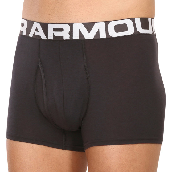 3PACK Boxershorts för herrar Under Armour svart (1363616 001)