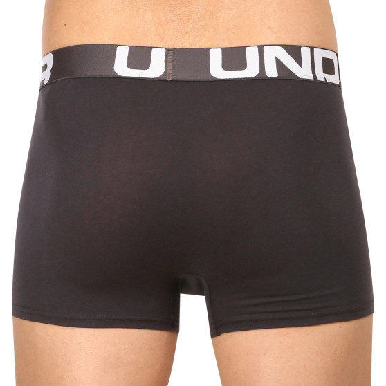 3PACK Boxershorts för herrar Under Armour svart (1363616 001)