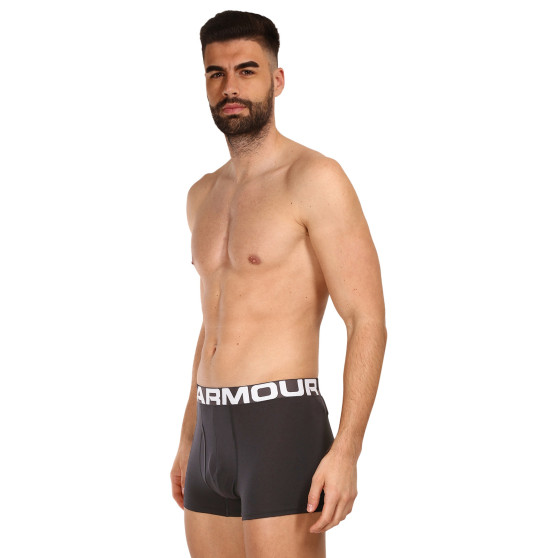 3PACK Boxershorts för herrar Under Armour svart (1363616 001)