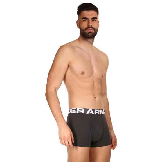 3PACK Boxershorts för herrar Under Armour svart (1363616 001)