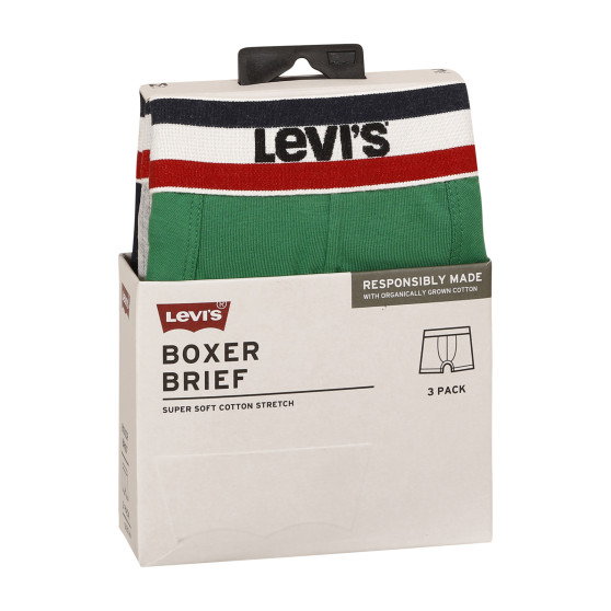 3PACK Boxershorts för herrar Levis multicolour (100002870 008)