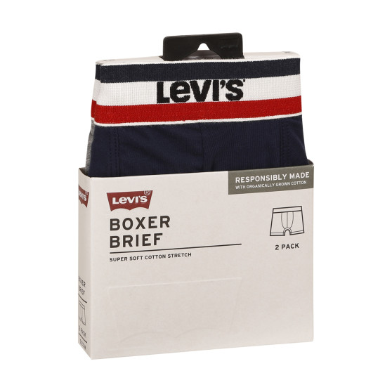 2PACK Boxershorts för herrar Levis multicolour (701223908 002)