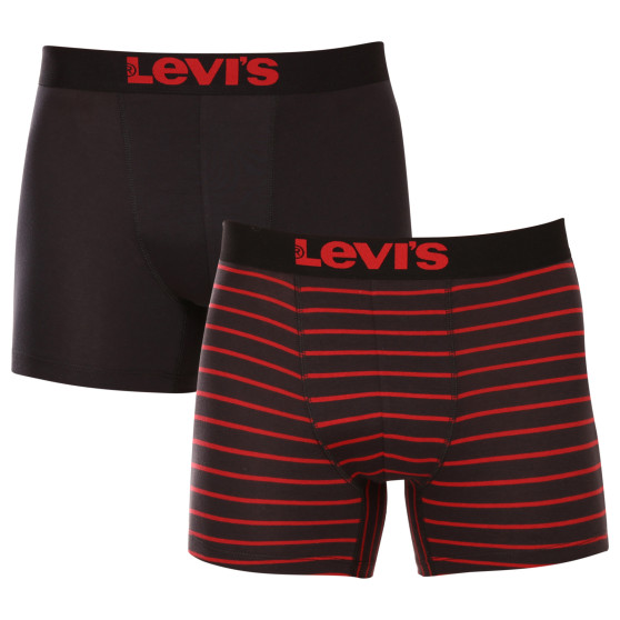 2PACK Boxershorts för herrar Levis svart (905011001 786)