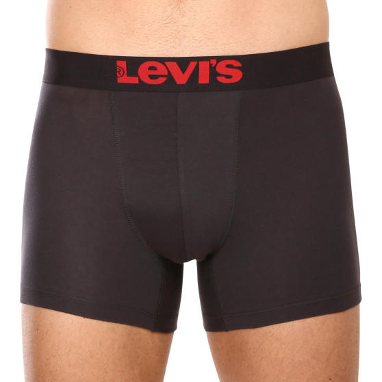 2PACK Boxershorts för herrar Levis svart (905011001 786)