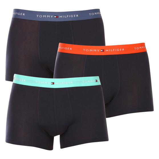 3PACK Boxershorts för herrar Tommy Hilfiger mörkblå (UM0UM02763 0S1)