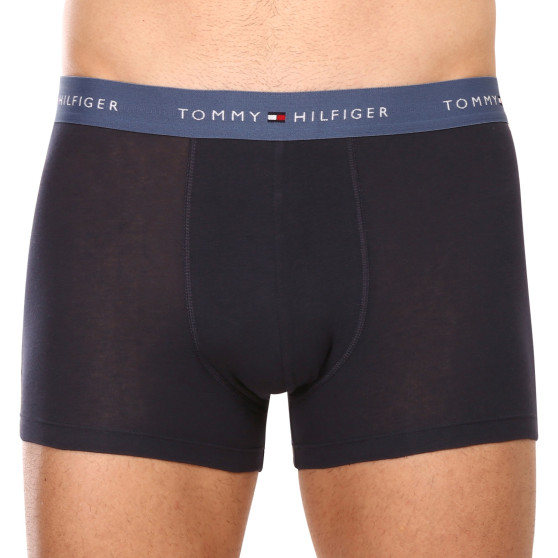 3PACK Boxershorts för herrar Tommy Hilfiger mörkblå (UM0UM02763 0S1)