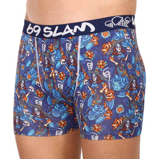 Boxershorts för män 69SLAM fit bambu dia de los muertos colton (MPBDDM-BB)