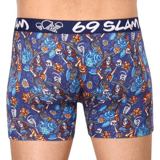 Boxershorts för män 69SLAM fit bambu dia de los muertos colton (MPBDDM-BB)