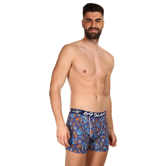 Boxershorts för män 69SLAM fit bambu dia de los muertos colton (MPBDDM-BB)