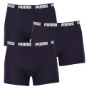 3PACK Boxershorts för herrar Puma blå (701206546 002)