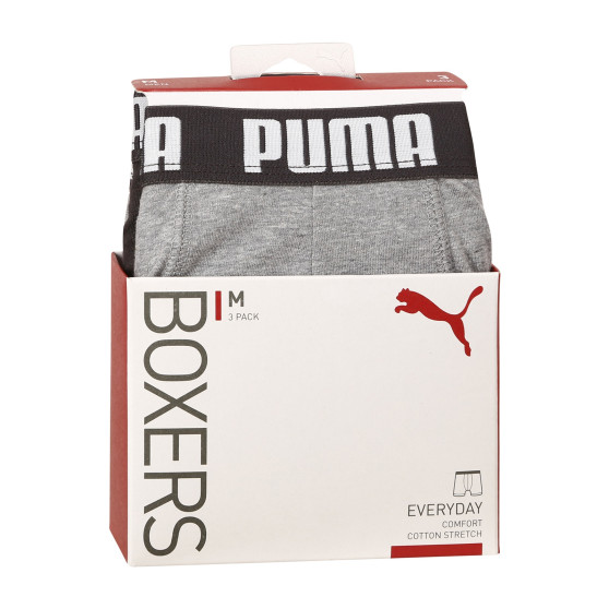 3PACK Boxershorts för herrar Puma multicolour (701206546 004)