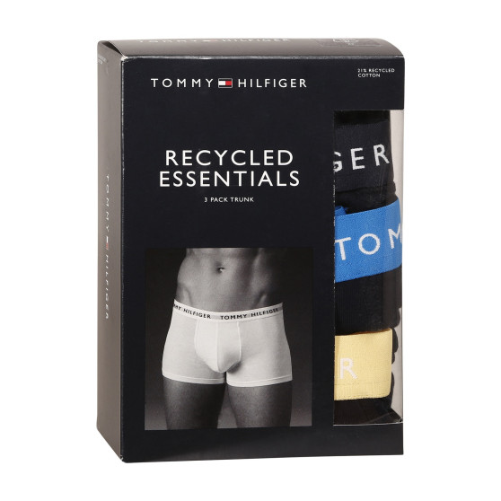 3PACK Boxershorts för herrar Tommy Hilfiger mörkblå (UM0UM02324 0X0)