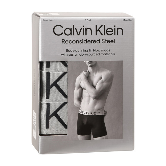 3PACK Boxershorts för herrar Calvin Klein svart (NB3075A-7V1)