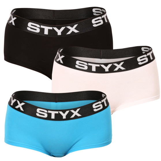 3PACK damtrosor Styx med ben multicolour (3IN96019)