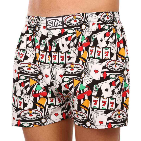 Boxershorts för herrar Styx art klassiskt gummi överdimensionerat casino (E1553)