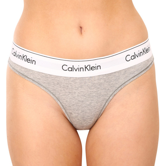 Stringtrosor för dam Calvin Klein grå (F3786E-020)