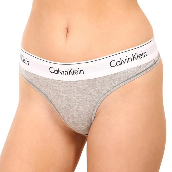 Stringtrosor för dam Calvin Klein grå (F3786E-020)