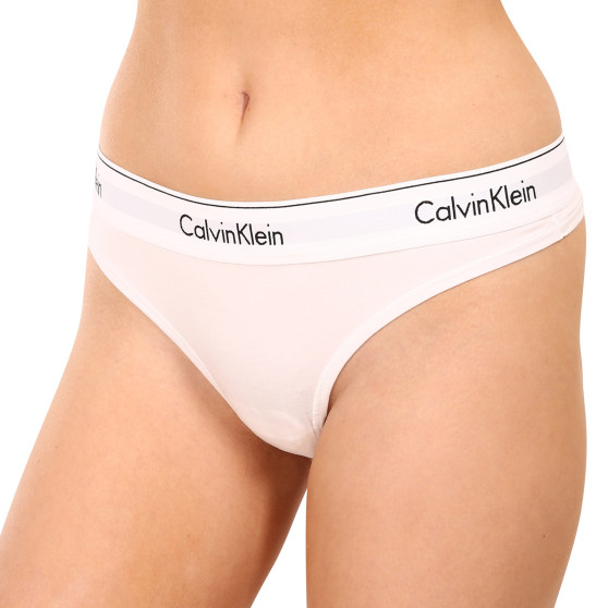 Stringtrosor för damer Calvin Klein vit (F3786E-100)