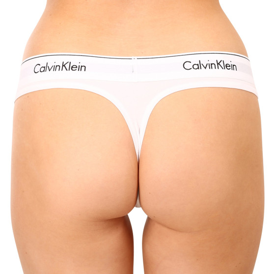 Stringtrosor för damer Calvin Klein vit (F3786E-100)