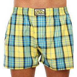 Boxershorts för herrar Styx klassisk elastisk flerfärgad (A1002)