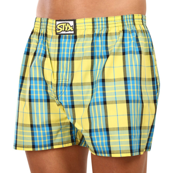 Boxershorts för herrar Styx klassisk elastisk flerfärgad (A1002)