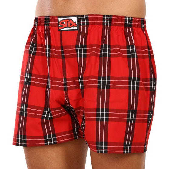 Boxershorts för herrar Styx klassisk elastisk flerfärgad (A1003)