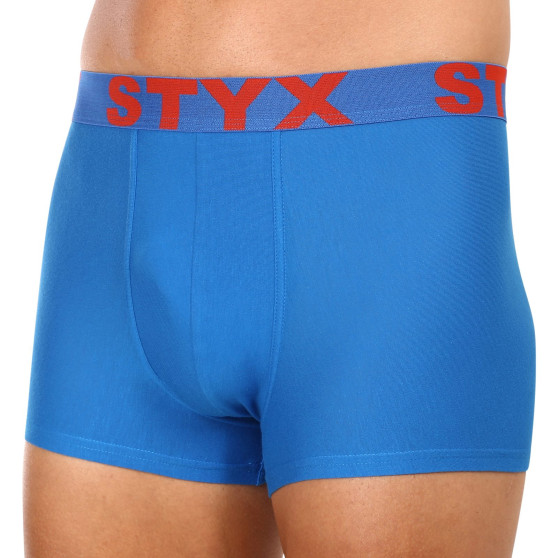 Boxershorts för herrar Styx sport elastisk blå (G1167)