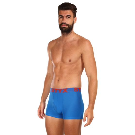 Boxershorts för herrar Styx sport elastisk blå (G1167)