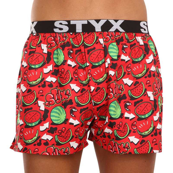 5PACK Boxershorts för herrar Styx art sports gummi flerfärgad (5B1112950)