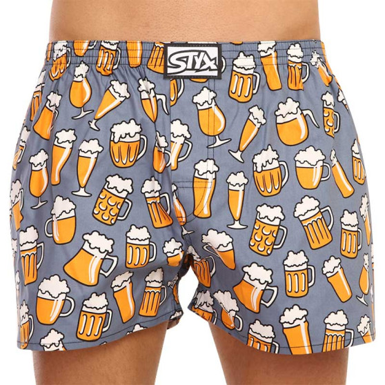 10PACK Boxershorts för herrar Styx art classic rubber flerfärgad (10A112570275735)