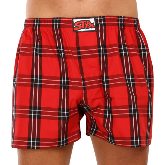 3PACK Boxershorts för herrar Styx klassisk elastisk flerfärgad (3A10123)