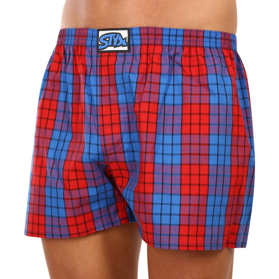 3PACK Boxershorts för herrar Styx klassiskt gummi överdimensionerat flerfärgad (3E10123)