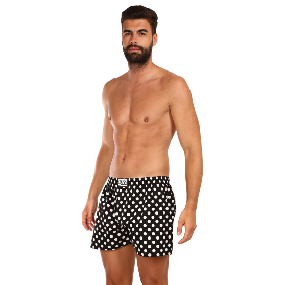 Boxershorts för herrar Styx art klassiskt gummi överdimensionerat polkagrisar (E1650)