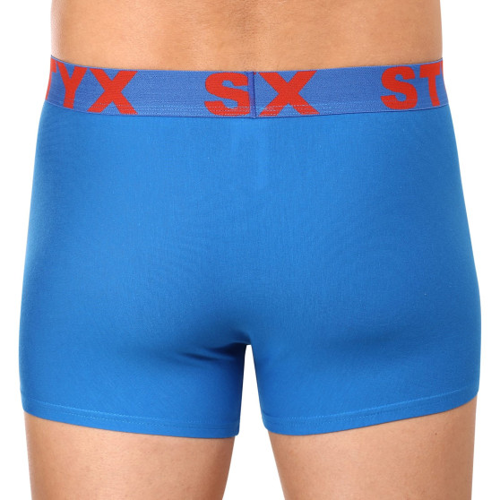 Boxershorts för herrar Styx sport gummi oversized blå (R1167)