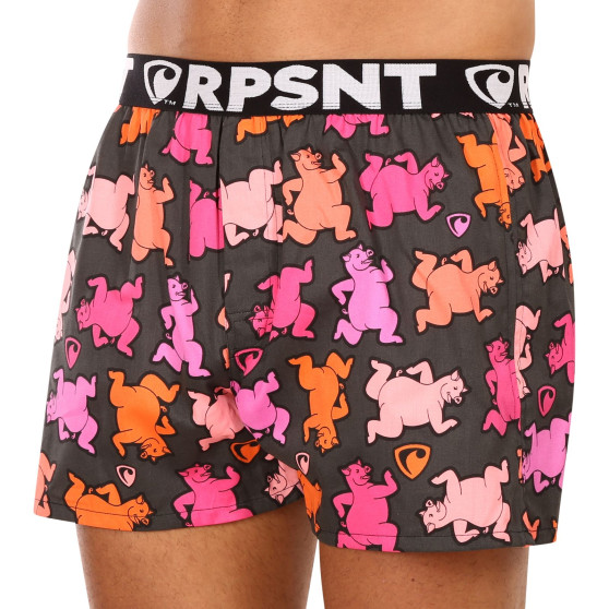 Boxershorts för herrar Represent exklusiv Mike dancing piggies (R3M-BOX-0704)