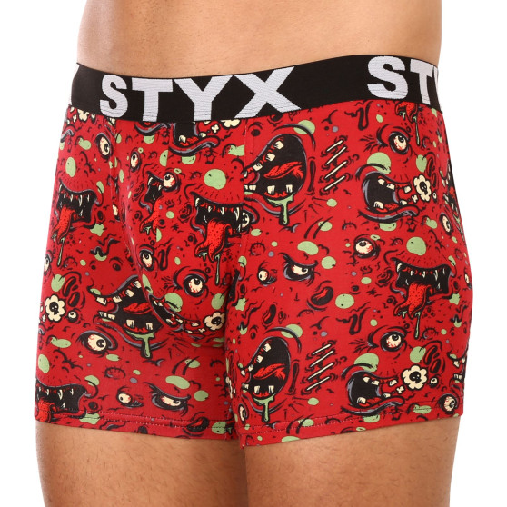 Boxershorts för män Styx lång konst sport gummi zombie (U1451)